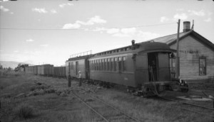 Denver Rio Grande, Tres Piedras, 1940-50. Robert Richardson, Denver Public Library